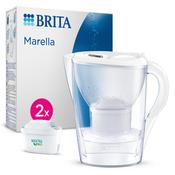 BRITA Marella Water Filter Jug with Maxtra Pro White 2.4l with 2 Cartridge Refills image