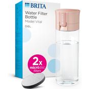 BRITA Water Filter Bottle - Apricot  - 600ml - portable water filtration bottle image
