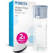 BRITA Water Filter Bottle - Light Blue - 600ml - portable water filtration bottle image