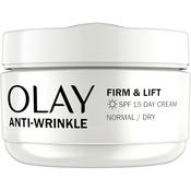 Olay Anti-Wrinkle Firm &amp; Lift Day Cream With SPF15, Helps To Visibly Reduce Fine Lines &amp; Wrinkles 50ml image