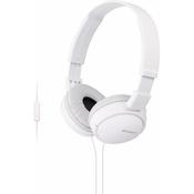 Sony MDR-ZX110AP Overhead Headphones with In-Line Control - White image