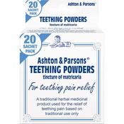 Ashton &amp; Parsons Teething Powders for Babies From 3 Months+ 20 Pack