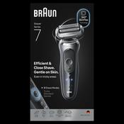 Braun Series 7 Electric Shaver, +1 Attachment, 72-G1200S, Grey image