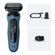 Braun Series 5 52-A1000s Electric Shaver Up to 50 min Runtime, Azure image