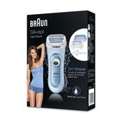 Braun Silk-Epil 3-in-1 Cordless Wet and Dry Electric Lady Shaver LS 5160 - Blue image