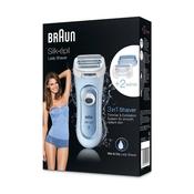 Braun Silk-Epil 3-in-1 Cordless Wet and Dry Electric Lady Shaver LS 5160 - Blue image