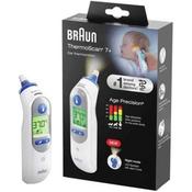Braun ThermoScan 7 Plus Ear Thermometer with Age Precision and Night Mode, IRT6525 image