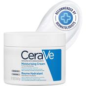 CeraVe Moisturising Cream Pot with 3 Essential Ceramides and Hyaluronic Acid for Dry to Very Dry Skin 340g, Dermatological Skincare, Fragrance-Free image