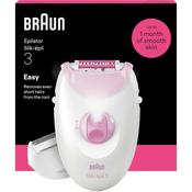 Braun Silk·épil 3, Corded Epilator, Easy Hair Removal, Lasting Smooth Skin, Includes Shaver Head and Trimmer Comb, 3-031, Pink image