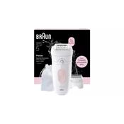 Braun Silk·épil 5, Wet &amp; Dry Epilator, Easy Hair Removal, Lasting Smooth Skin, SE5-041, Flamingo Pink image