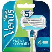 Gillette Venus Extra Smooth Women's Razor Blade Refills with 3 Curve-Hugging Blades - 4 Pack image