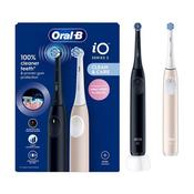 Oral-B iO2 Electric Toothbrush 2pk Night Black &amp; Calm Pink , Designed by Braun