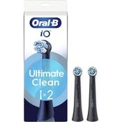 Oral-B iO 2pk Ultimate Clean Toothbrush Replacement Heads - Black image