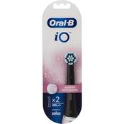 Oral-B iO 2pk Black Gentle Cleaning Toothbrush Heads for Sensational Mouth Feeling image
