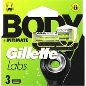 GilletteLabs Body + Intimate Razor Blade Refill Cartridges, 3 Cartridges image