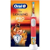 Oral-B Pro Lion King Kids Electric Toothbrush Extra Soft For Ages 3+ - Red - 4 x Lion King Stickers