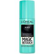 L’oreal Magic Retouch '1 Black' Temporary Instant Grey Root Concealer Spray -75ml image