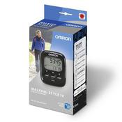 Omron HJ-325-EBK Walking Style IV Pedometer Step Counter - 3D Sensor - Black