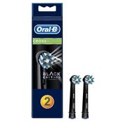 Oral-B CrossAction 2pk Replacement Toothbrush  Heads - Black Edition image