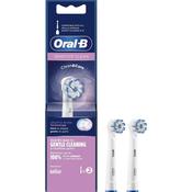 Oral-B Sensitive Clean 2pk Replacement Toothbrush Heads - Soft Bristles image