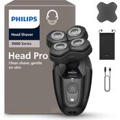 Philips Head Shaver Pro 5000 Series - Skull Shaver for Men and Women, 360° Flexing Head &amp; ComfortCut Blades for Clean Shave, Gentle on Skin, Model HS5980/15 image