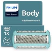 Philips Body Groomer Replacement Foil Head - with Triple Protect Shave System, Close and Smooth on Skin, 100% Showerproof, BG2010/43 image