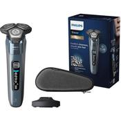 PHILIPS Series 8000 S8692/35 Wet &amp; Dry Rotary Shaver with Skin IQ Technology - Blue image