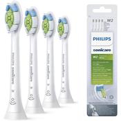 Philips HX6064/10 Sonicare W2 Optimal Brush Head - BrushSync - White, Pack of 4