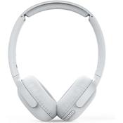 PHILIPS Audio On Ear Headphones UH202WT/00 Bluetooth On Ears (Wireless, 15 Hour Battery, Soft Ear Pads, Built-In Microphone, Foldable) White image