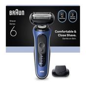 Braun Men's Series 6  62-B1200s Wet and Dry Electric Shaver w/ Travel Case - Blue