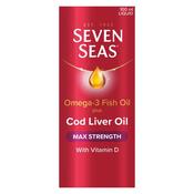 Seven Seas Maximum Strength Cod Liver Oil 100ml with Vitamin D , Fish Oil &amp; Omega 3