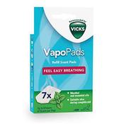 Vicks Soothing Menthol  Vapo Pads - Scented Pads with Essential Oils 7 Pack - 36 Months + image