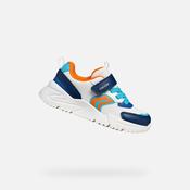Geox Boys Trainers – White &amp; Orange, Loftus image