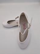 Wojtyłko Girls Communion Shoes – White, Wojtylko Kwiatek image