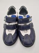 Gaspar Boys Shoes – Navy &amp; White image