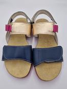 Gaspar Girls Sandals with Arch Support – Navy &amp; Pink image