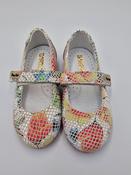 Bartek Girls First Steps Ballerinas with Arch Support – White, Mosaic image