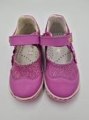 Jamet Girls First Steps Leather Ballerinas – Pink image