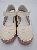 D.D. Step Girls Barefoot Leather Ballerinas – Cream