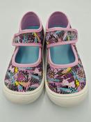 D.D. Step Girls Water-Repellent Canvas Shoes – Pink image