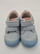 D.D. Step Girls First Steps Leather Shoes – Sky Blue image