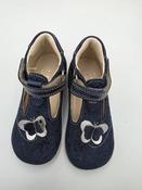 Ani-But Girls First Steps Orthopaedic Leather Sandals with Thomas Heel – Navy image