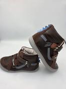 D.D. Step Boys Barefoot Leather Boots – Chocolate image