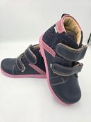 Ani-But Girls Orthopaedic Boots with Thomas Heel – Navy, Pink &amp; Berry, Heart