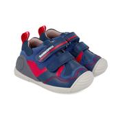 Biomecanics Boys First Steps Shoes – Navy &amp; Red image