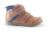 Ani-But Boys Orthopaedic Boots with Thomas Heel – Navy &amp; Brown image