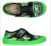 3F Boys Slippers – Black &amp; Green, Car