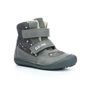 D.D. Step Girls Barefoot Leather Boots – Dark Grey image