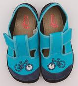 3F Boys Barefoot Slippers – Blue, Bike image