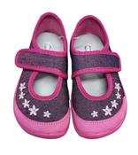 3F Girls Barefoot Slippers – Pink, Flower image